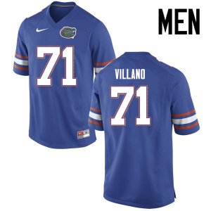 Men's Florida Gators #71 Nick Villano NCAA Nike Blue Authentic Stitched College Football Jersey ZTT5862OI